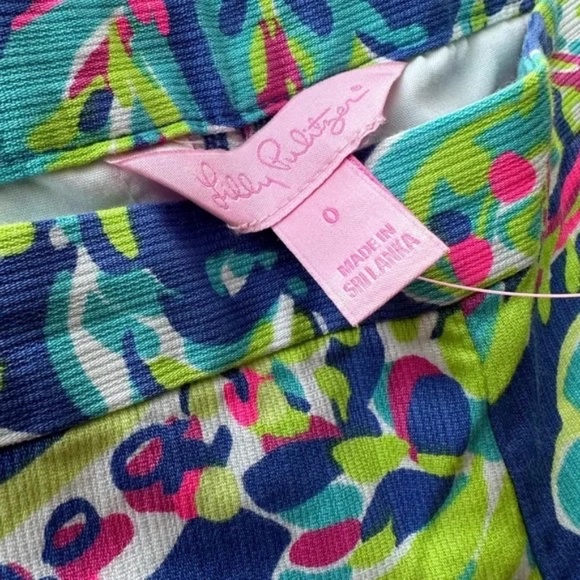 Lilly Pulitzer Magnolia Short style #13045 Toucan Play size 0. NWT - Picture 3 of 7